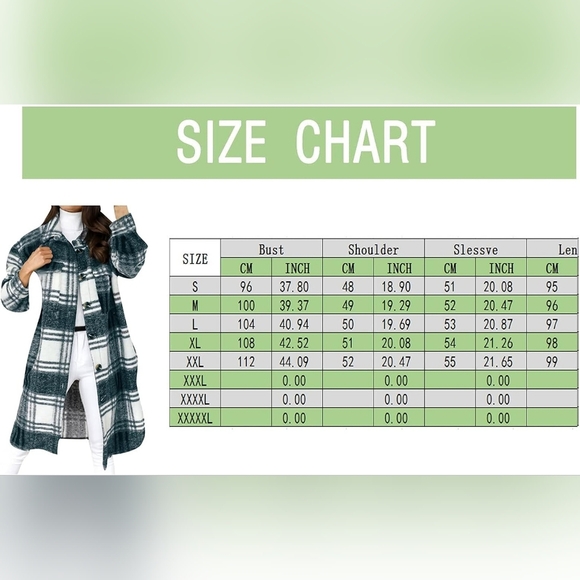 Printed Button Down Coat - Picture 7 of 7